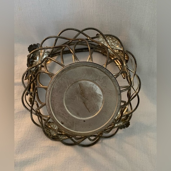 Vintage Sliver Plated Basket, Godingers - Picture 3 of 7
